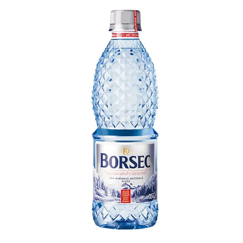 Borsec Apă minerală naturală plată , 500ml.