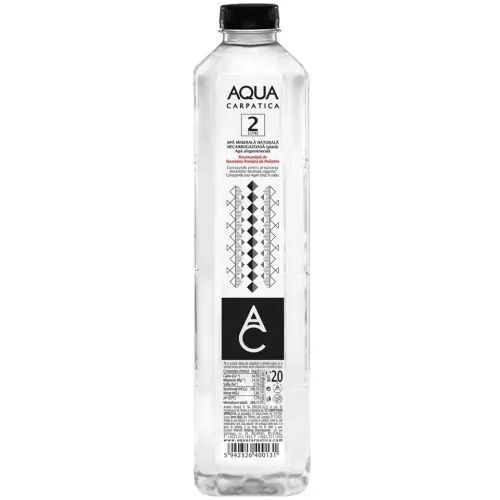 Aqua Carpatica Apă minerală naturală necarbogazoasă (plată), 2L
