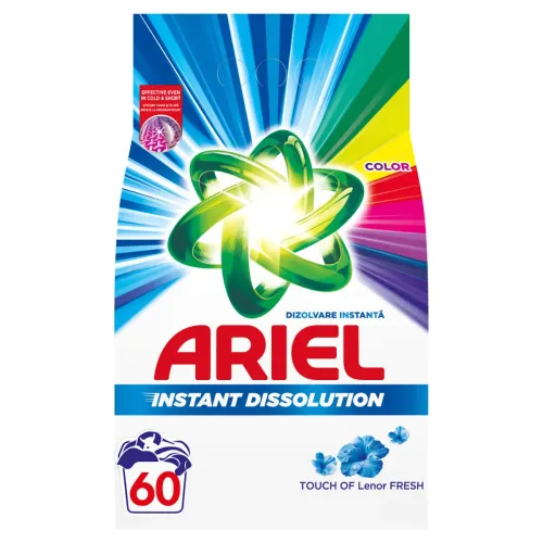 Ariel Detergent de Rufe pudră automat Color, 4.5kg, 60 spălări
