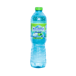 Bucovina apă plată aromatizată cu măr , 1.5L