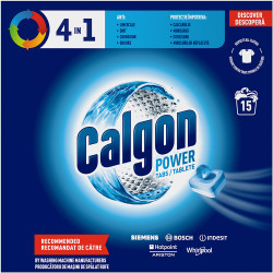 Calgon Tablete anticalcar pentru masina de spălat 4in1, 15 spălări