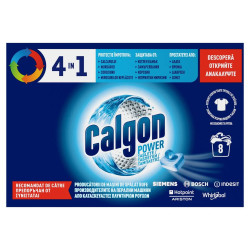 Calgon Tablete anticalcar pentru masina de spălat 4in1, 8 spălări
