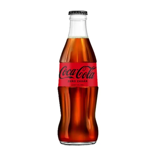 Coca Cola zero băutură carbogazoasă , sticlă, 0.33L