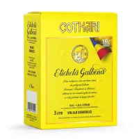 Cotnari Eticheta Galbena Vin alb demidulce, 3L