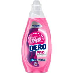 Dero Detergent lichid pentru rufe Pro Express Color, 37 spălări, 1.48L
