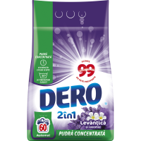 Dero 2in1 Detergent pudră automat Levantică, 60 spălări, 4.5 kg