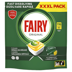 Fairy Capsule pentru mașina de spălat vase Original, 116 bucăți Fairy Capsule pentru mașina de spălat vase Original, 116 bucăți