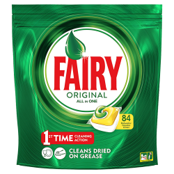 Fairy Capsule pentru mașina de spălat vase Original, 84 bucăți Fairy Capsule pentru mașina de spălat vase Original, 84 bucăți