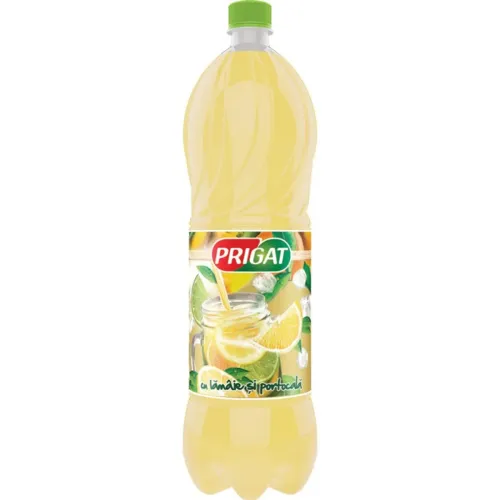 Prigat băutura necarbogazoasă de lămăie şi portocală, 1.75L