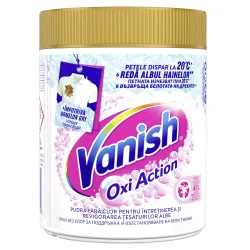 Vanish Oxi Action pudră pentru îndepărtarea petelor pentru haine albe , 470 g