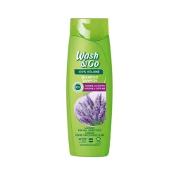 Wash & Go şampon pentru toate tipurile de păr cu extract de lavandă, 360ml